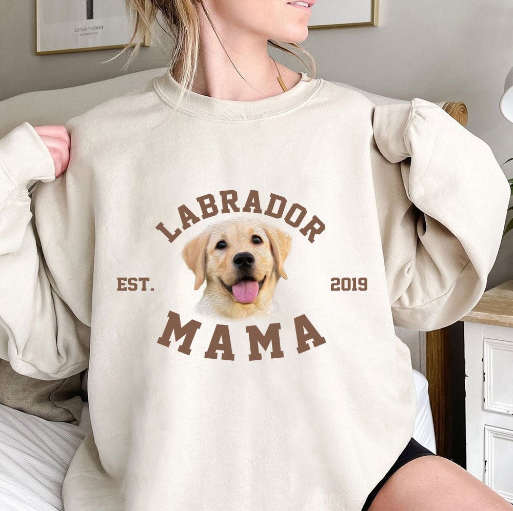50%off⭐️Custom Dog Mama Crewneck/Hoodie - MemoryTails