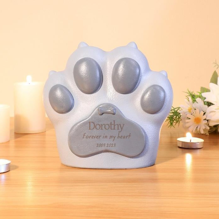 PawPrint Haven Memorial Urn