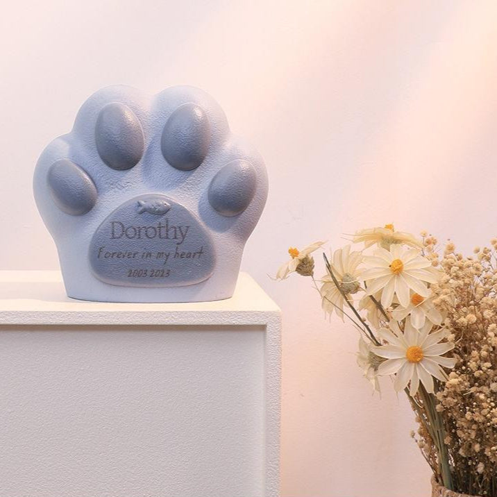 PawPrint Haven Memorial Urn