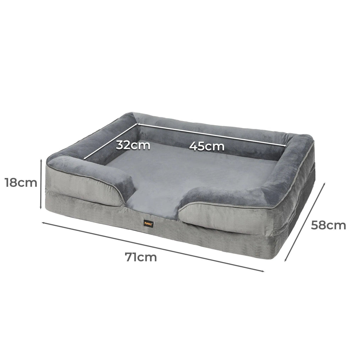 Anti - Chew Orthopedic Dog Bed - Therapeutic Memory Foam - MemoryTails