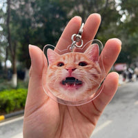 Custom Cat Keychain, Dog Keychain, Pet Keychain, Personalized Pet Photo Keychain, Pet Loss Gift, Dog Mom Gift, Pet Memorial Gift, Small gift - MemoryTails