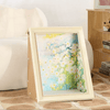 Oil painting cat scratching board - cattery - MemoryTails