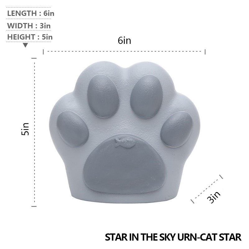 PawPrint Haven Memorial Urn - MemoryTails