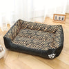 Rectangular Paw Print Pet Bed (Supports Joint Health) - MemoryTails