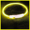 USB Rechargeable LED Dog Collar – Luminous Anti - Lost Pet Collar for Night Safety - MemoryTails