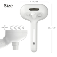 WaGrin Tame Fur Pet Spray Mist Brush: Grooming & Massage Tool for Furry Friend - MemoryTails